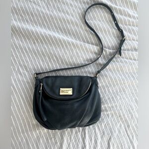 Marc by Marc Jacobs Classic Q Natasha Crossbody or Shoulder Bag, Black Leather